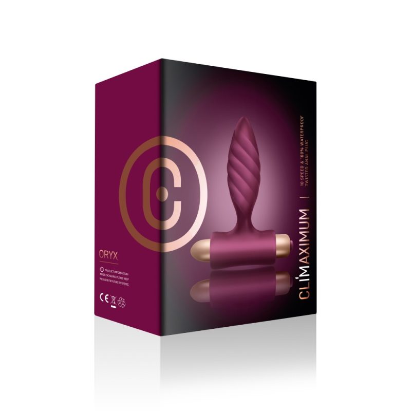 Vibrator Oryx Vibrating Anal Plug Moduri De Vibra Ie Just Love