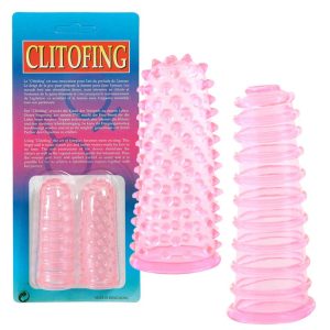 Lustfingers Soft Bumpy - Set de manșoane pentru deget