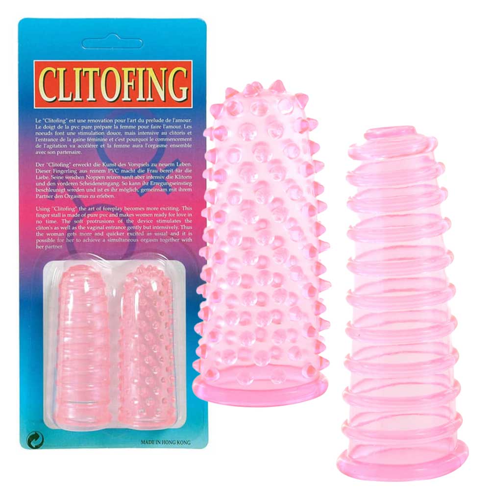 Lustfingers Soft Bumpy - Set de manșoane pentru deget