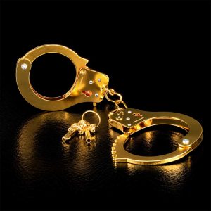 Fetish Fantasy Gold Metal Cuffs