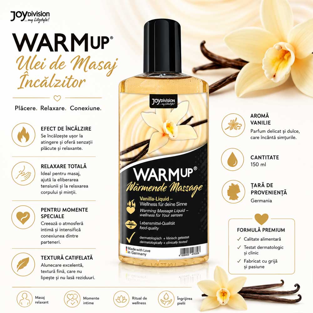 Ulei de Masaj cu Aroma de Vanilie