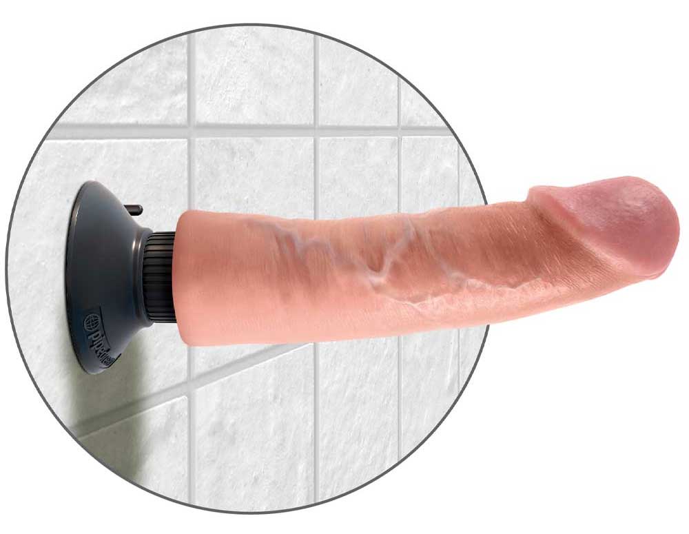 Vibrator Realistic cu Ventuza King Cock