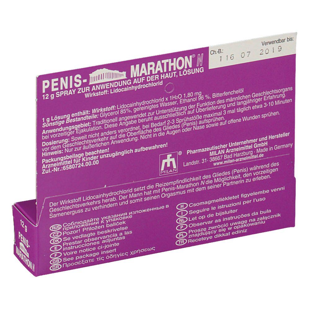 Marathon – spray pentru întârzierea orgasmului la bărbați, 50 ml