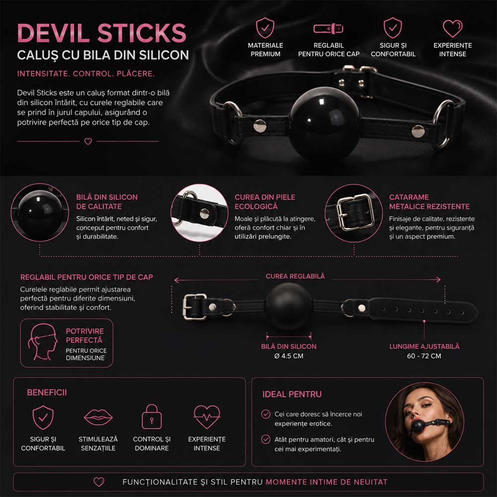 Caluș Din Silicon Devil Sticks