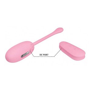 Ou-Vibrator-Pretty-Love-Shock-Fun-3-Niveluri-de-Stimulare-Electrică-&-7-Programe-de-Vibrație-cu-telecomanda