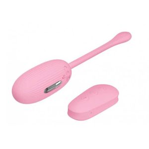 Ou-Vibrator-Pretty-Love-Shock-Fun-3-Niveluri-de-Stimulare-Electrică-&-7-Programe-de-Vibrație,-cu-telecomanda