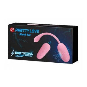 Ou-Vibrator-Pretty-Love-Shock-Fun-3-Niveluri-de-Stimulare-Electrică-&-7-Programe-de-Vibrație-cutie