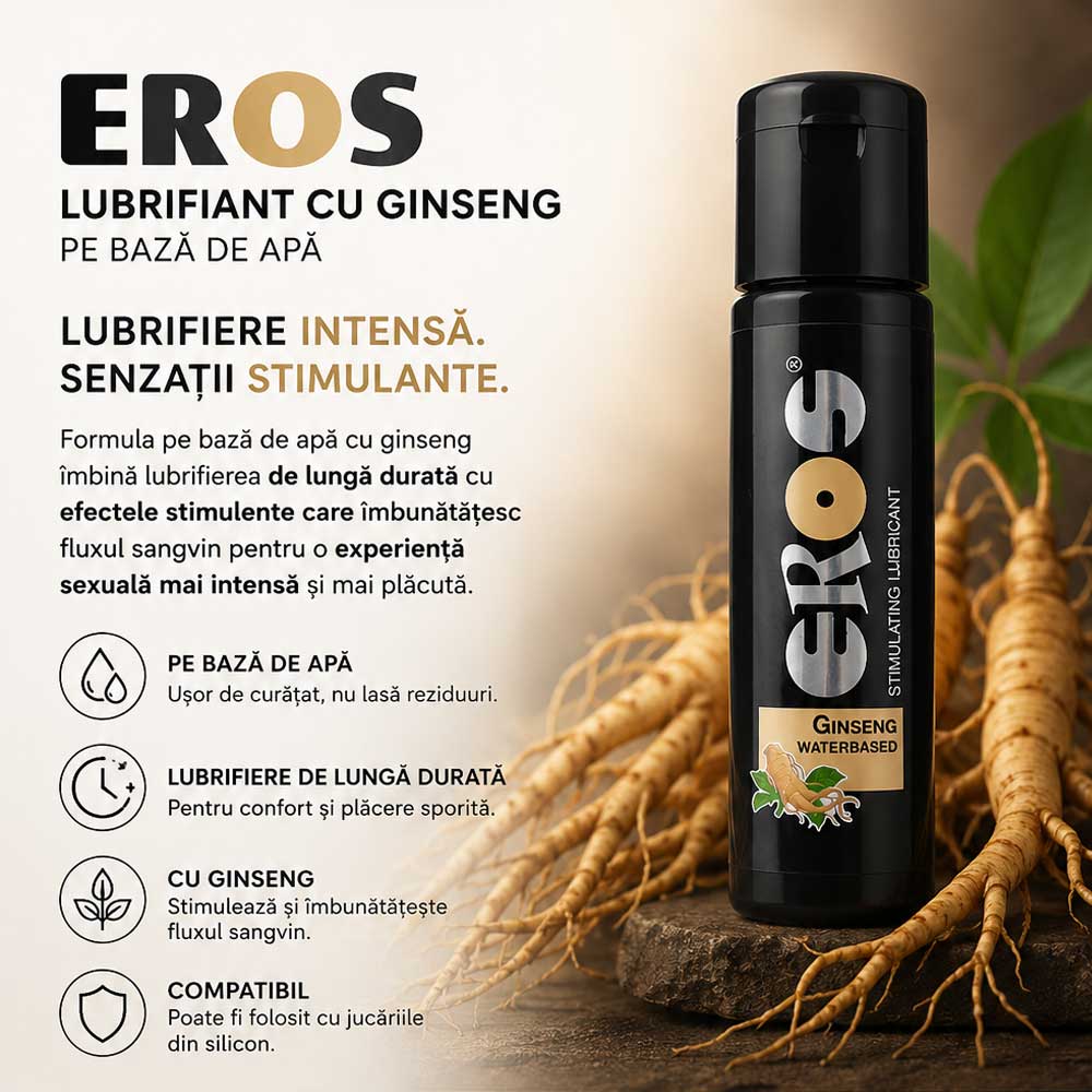 Lubrifiant pe Bază de Apă cu Ginseng