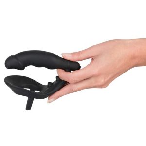 Set Inel și Butt Plug Vibrating Silicone