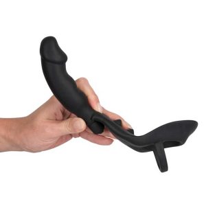 Set Inel și Butt Plug Vibrating Silicone