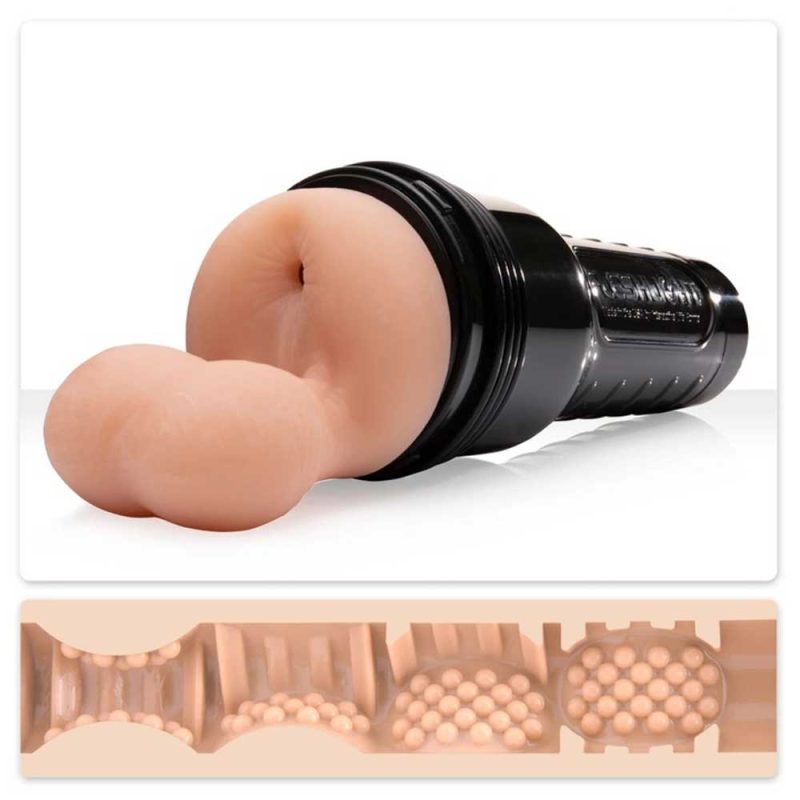 Masturbator din Silicon cu Testicule de la Fleshlight