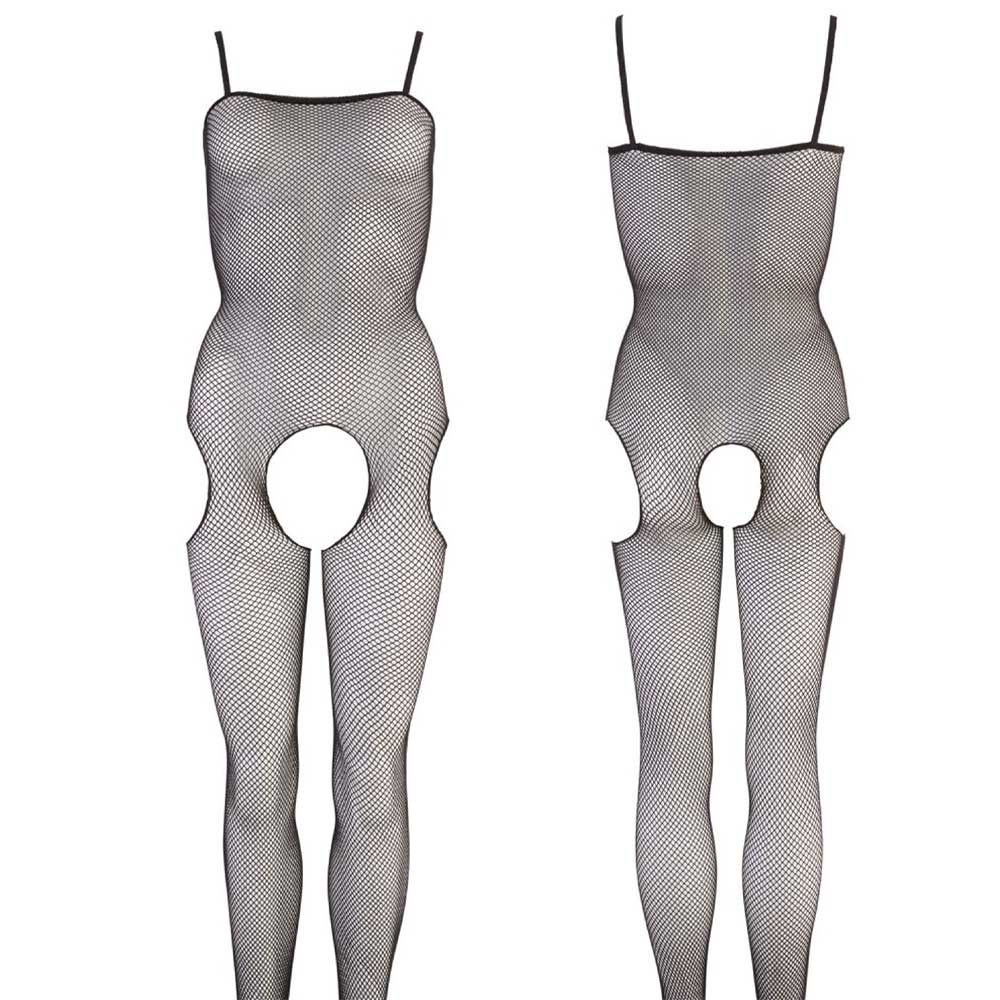 Catsuit Plasă Neagră