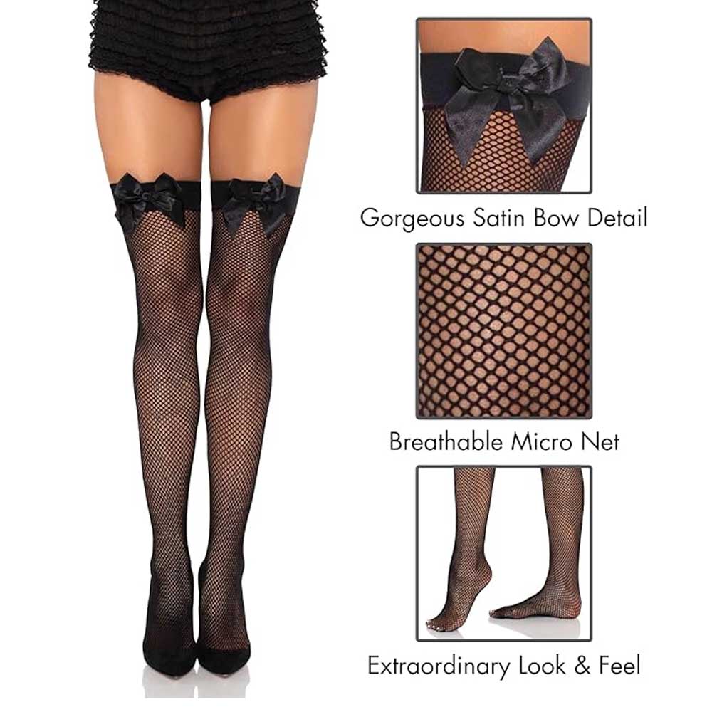 Fishnet Thigh Highs