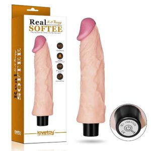 Vibrator Real Softee Vibrating 20 cm