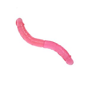 Dildo-Double-Heads-2-Capuri-&-Design-Realistic,-37.5-cm-flexibil