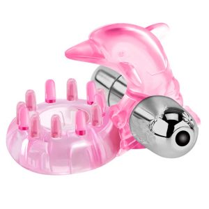 Inel Love Dolphin cu Vibrații