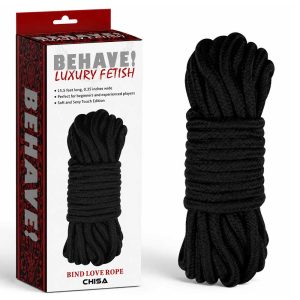 Sfoară-pentru-BDSM-de-Culoare-Neagră