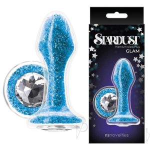 Stardust Glam Premum Glass Plug - Butt Plug din Sticlă Borosilicată, 9.5 cm