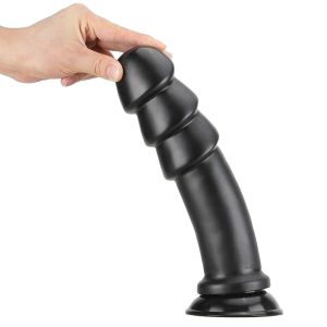 Dop Anal Negru, cu Ventuză,