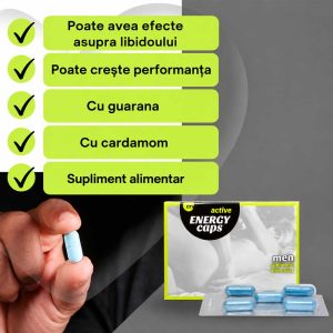 Capsule Afrodiziace Active Energy, 5 Cps
