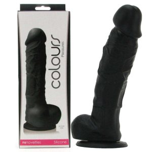 Dildo Realistic Colours Pleasures Novelties - 17.8 cm