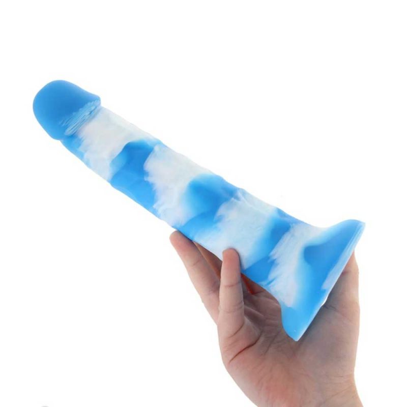 Dildo-Realistic-Colours-Yum-Yum-Pleasures-Multicolor,-20.3-cm-in-mana