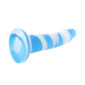 Dildo-Realistic-Colours-Yum-Yum-Pleasures-Multicolor,-20.3-cm,-ventuza