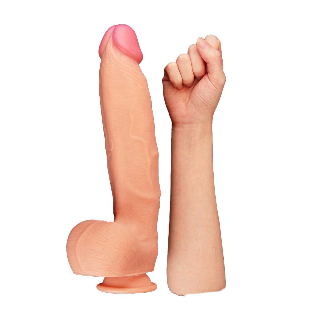 Dildo Realistic Dual Layered Nature Cock