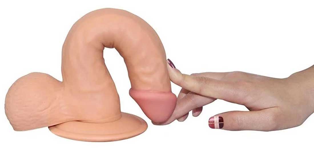Dildo Realistic Ultra Soft Dude Lovetoy