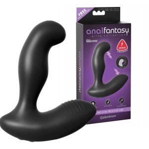 Stimulator Prostata Cu Impulsuri Electrice - Anal Fantasy Elite Collection Electro Stim Prostate Vibe