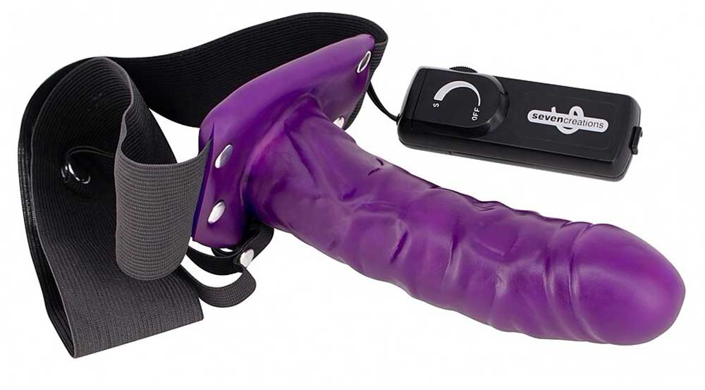 Strap On cu Vibrații Vibrating Alias