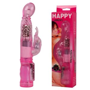 Vibrator Happy Angel cu Bile Rotative