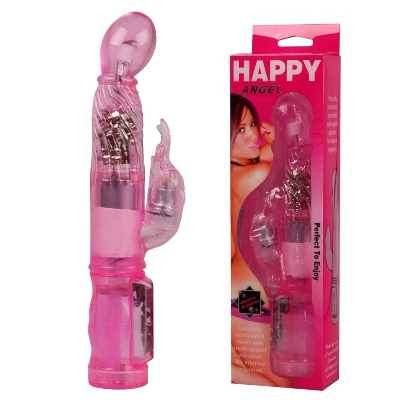 Vibrator Happy Angel cu Bile Rotative