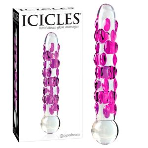 Dildo Din Sticlă Icicles Hand Blown Massager Pipedream - 17.8 cm