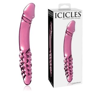 Dildo-Din-Sticlă-Icicles-No.-57-23-cm