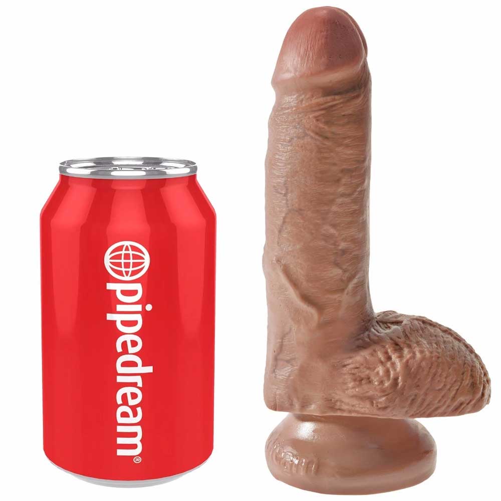 Dildo Realistic King Cock 7 With Balls