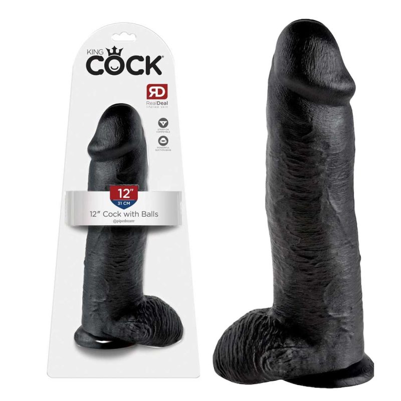 Dildo Realistic King Cock With Balls 12