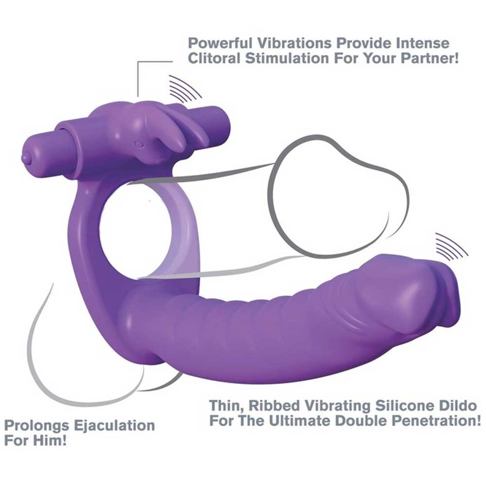Inel Pentru Penis Fantasy C-Ringz Double Penetrator