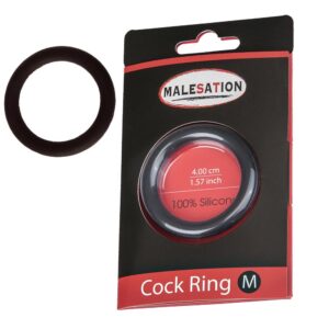 Inel Pentru Penis din Silicon Malesation Cock Ring Negru