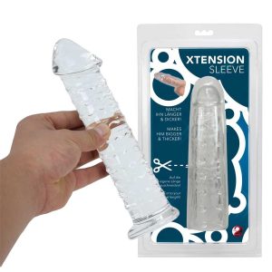 Prelungitor-Pentru-Penis-Xtension-Sleeve-–-Transparent