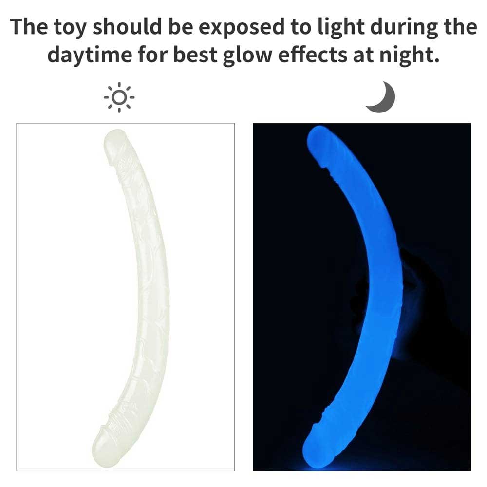 Dildo-Dublu-Fosforescent-Lumino-Play