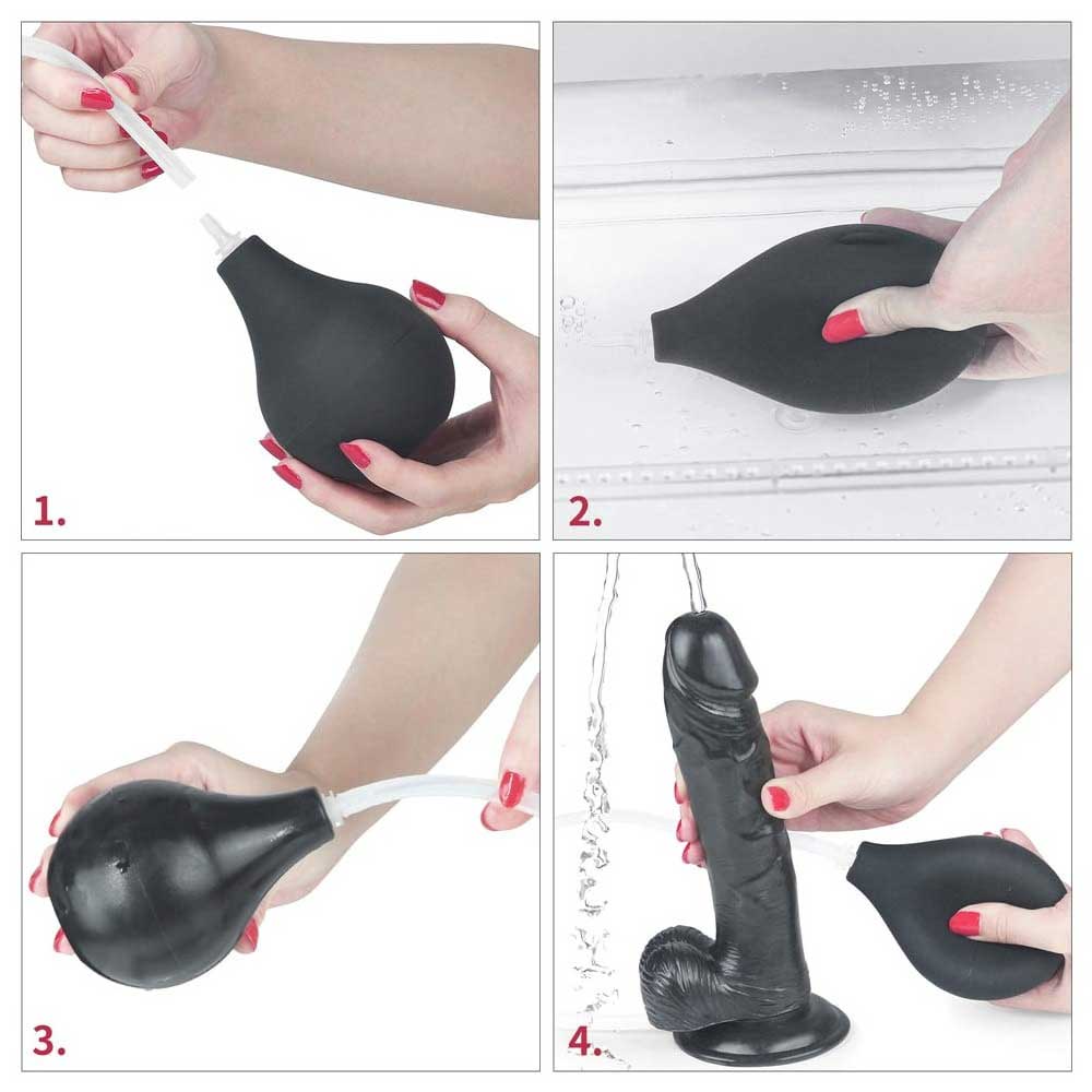 Dildo-Realistic-Cu-Funcție-de-Ejaculare-Squirt