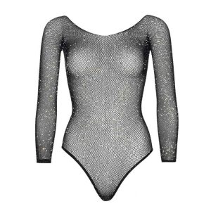 Body-Femei-Fishnet-Thong-Back-Bodysuit-Black-9