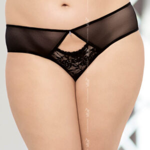 Panties 2468 - Plus Size - black    3XL - Chiloți Sexy