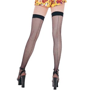 Ciorapi-Fishnet-Thigh-Highs-Backseam-Black