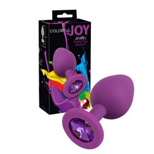 Dop Anal Colorful Joy Jewel Violet,  Rezistent La Apă