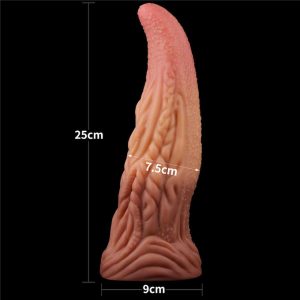 Dildo În Formă De Limbă - Dual layered Platinum