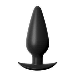 Dop Anal Rezistent La Apă Anal Fantasy Elite Collection Small Weighted Silicone Plug, Negru