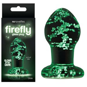Dop-Anal-Rezistent-La-Apă-Firefly-Glass-Plug-Small-Clear-Din-Sticlă