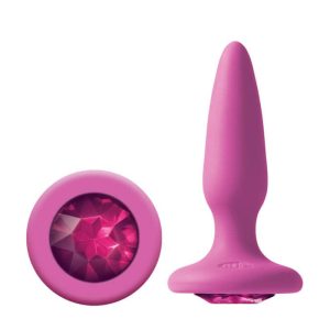 Dop Anal Rezistent La Apă Glams Mini Pink Gem, Roz